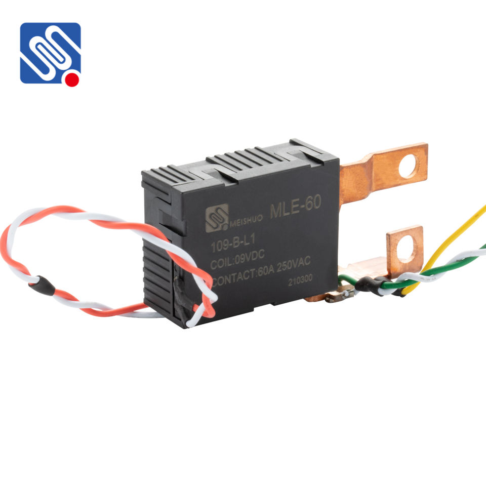 Meishuo MLE 60A 80A 250VAC Smart Meter Relay Miniature Magnetic Latching Automatic Relay Sealed Protection Fast Shipping