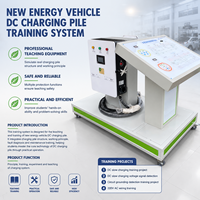 Sistema de Entrenamiento para Estaciones de Carga de Corriente Continua de Vehículos de Nueva Energía |   Herramienta de Enseñanza para Simulación de Mantenimiento de NEV, Metálica, AC220V ANZ-DC7K1