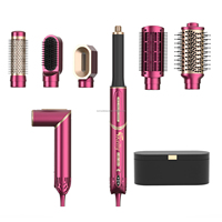 [MOQ 500] Brosse Soufflante Professionnelle 7-en-1 Multi-Styler OEM ODM pour Salon, Sèche-Cheveux et Fer à Boucler à Air Chaud BLDC, Vente en Gros, Marque Privée