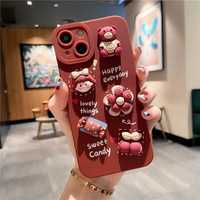 Lovebay — coque souple en Silicone, Anti-chute, pour iPhone 13 Pro Max, Design de dessin animé 3D, bonbons pour filles