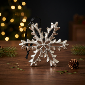 Ornement en fer poli en forme de cœur, rustique, blanc, de luxe, fait main, décoration Sonnet, décoration de Noël pour la maison - Product Image 2