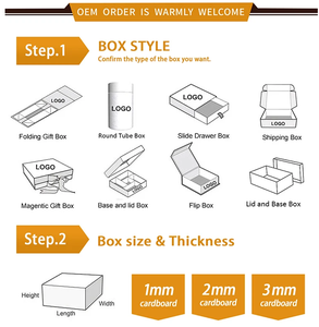 Hộp quà giấy hình sách lãng mạn, in kỹ thuật số, trống, màu đen, lớn, chất liệu bìa cứng, đóng gói từ tính, có in logo, có thể tái chế - Product Image 6