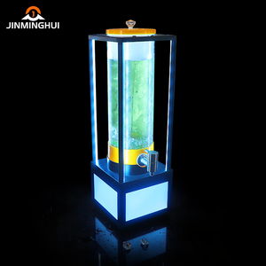 Top Sell NO MOQ Nightclub Restaurant Custom Logo <strong>Light</strong> Acrylic <strong>Beer</strong> Cooler Tower Wine Cannon Dispenser With Tap for VIP Service - Product Image 4