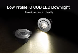 Petit <span class=keywords><strong>spot</strong></span> lumineux <span class=keywords><strong>led</strong></span> <span class=keywords><strong>encastrable</strong></span> anti-éblouissement, <span class=keywords><strong>mini</strong></span> <span class=keywords><strong>spot</strong></span> réglable avec ambiance, 50mm, 3W - Product Image 3