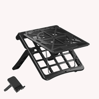 Support de refroidissement multifonctionnel pour ordinateur portable, support d'élévation pour ordinateur portable avec protection de la colonne cervicale et support pour téléphone portable