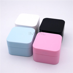 Square Jar New Matte Finish Facial Moisturizer Cream Square Pp Plastic Jar 50ml