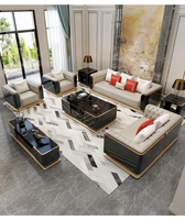 Canapé de salon moderne de luxe de l'usine de Foshan 1+2+3 à vendre