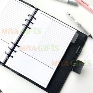 Insert de planificateur vertical personnalisé pour agenda professionnel, blanc, avec mise en page hebdomadaire catégorisée du dimanche au samedi - Product Image 3