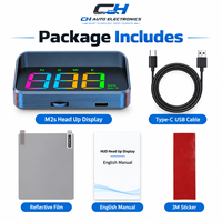 Layar HUD Warna Dual-Mode GPS+Beidou 10Hz, Alarm Kecepatan Berlebih 3 Tahap, Speedometer Plug & Play Tipe-C untuk Semua Kendaraan