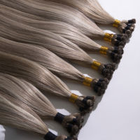 Extensions de cheveux naturels russes double drawn, couleur personnalisée, longueur 12-26 pouces, tissage à la main pour salon