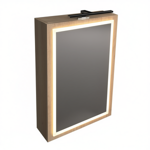 Espejo Vertical de Pared 50x70x15 Cm con Iluminación LED para Baño - Product Image 3