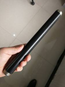 Raccords de tuyaux industriels, 2 pièces, étagère murale, bride en acier au carbone noir, tétine de tuyau <span class=keywords><strong>pour</strong></span> meubles, décoration domestique - Product Image 4