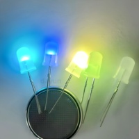 DAYUNLed Fabricant Personnalisé Diffusé Rond 5mm Bougie Scintillante Led Diode Rouge