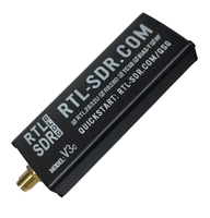 Récepteur radio USB RTL-SDR V2 défini par logiciel avec antenne 22-1100 MHz, tuner RTL2832U R828D/FC0013/FC0012