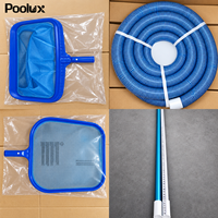 Épuisette de piscine Poolux durable à mailles fines pour feuilles, accessoires de nettoyage pour piscine