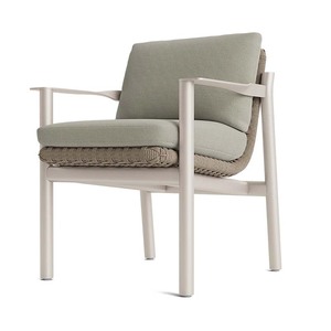 Ensemble de salle à manger d'extérieur moderne avec chaise d'appoint et fauteuils de jardin en aluminium et corde pour hôtels et hôpitaux - Product Image 3