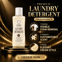 Lessive liquide personnalisée parfum crème de perle, longue durée, fraîcheur et propreté garanties