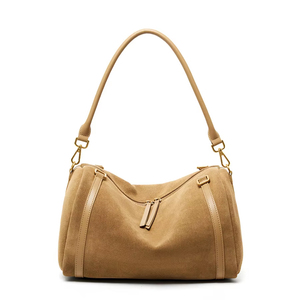 Genuine Leather Shoulder Bag <b>Pillow</b> Silhouette Lazy Style Premium <b>Large</b> Capacity Bag ODM Processing - Product Image 1