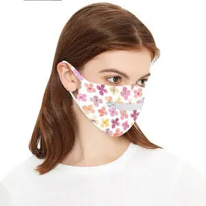 2020 new hot sell fashion cotton washable designer mask with zipper mask with zipper opening