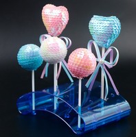 Présentoir à sucettes transparent 20 trous, idéal pour bonbons, chocolats, gâteaux – Décoration de table pour la maison – Offre spéciale