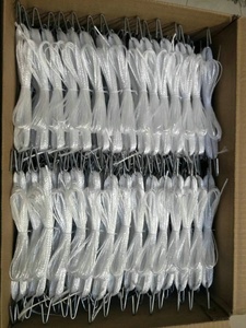 Móc đỡ cà chua nhà kính, móc tai, kẹp thân cây, phụ kiện đỡ cà chua, móc treo cà chua mạ kẽm, móc treo cà chua chống tia UV, dây PP - Product Image 6