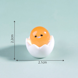 Figuras de Pollitos de Resina que Brillan en la Oscuridad, Manualidades para Decoración de Escritorio Estilo Gudetama, Adornos para Regalos y Decoración del Hogar - Product Image 6