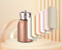 Bouteille isotherme portable en acier inoxydable de 300 ml, mini tasse de poche à vide, pour boire directement, petite tasse à faible teneur en gras