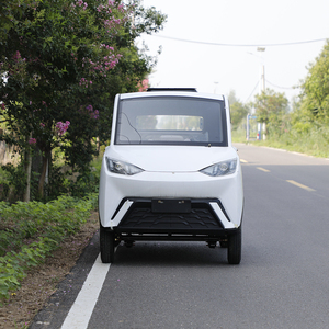 New Energy Vehicle Mehrzweck Kleine Günstige Elektroautos Leichte Limousine Leder 4 Rad Elektroauto Mini Auto Mit 4 Sitzen Weiß - Product Image 3