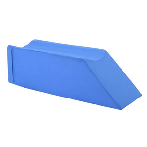 Almohadilla de elevación en forma de U para miembros inferiores, color azul real, almohadilla de posicionamiento antiescaras para piernas, uso en ancianos postrados en cama - Product Image 1