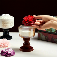 Ensemble cadeau de bougies parfumées à la cire de soja semi-artisanales Anji Newell, bougies d'aromathérapie pour rafraîchir l'air, ensemble cadeau pour un anniversaire de mariage