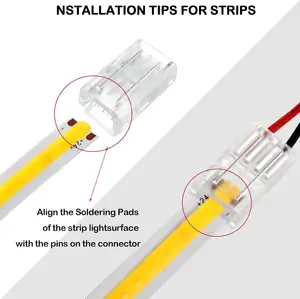 IP20 IP67 Stromkabel 8mm 10mm Kabelst ecker adapter Löt freier 2 3 4 5-poliger LED-Streifen lichtst ecker Für LED