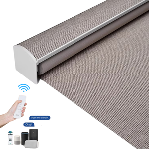 Persianas enrollables automáticas Tuya, persianas enrollables motorizadas, con control por aplicación WiFi, para el hogar, persianas, cortinas opacas completas - Product Image 1