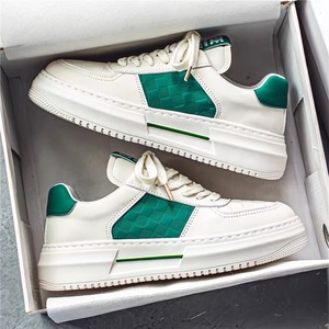 Zapatillas Deportivas Casuales de Estilo Coreano para Hombre 2025, Blancas, Combinables con Todo, con Suela Gruesa, Transpirables, con Cierre de Cordones, para Verano - Product Image 3