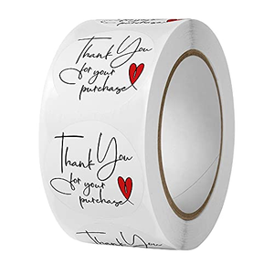 Etiqueta Adhesiva Redonda Personalizada para Empaquetado de Alimentos, Diseño para Bodas, Productos, Papel Autoadhesivo - Product Image 1