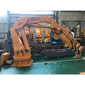 中国工厂CE供应商液压动臂25吨机械手船用甲板起重机