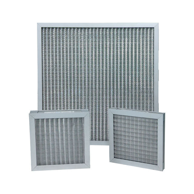 OEM ODM Aluminum Frame Metal Mesh Washable Air Pre-Filter for Industrial HVAC Air Purifier