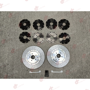 Front 390x34mm and Rear 380x30mm Carbon Ceramic Brake Rotor with Customized Central Bell for GTR R35 40206-KJ10A 43206-KJ10A - Product Image 2