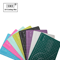Tappetino da Taglio Autoriparante A5 Personalizzabile, 3 Strati in PVC con Nucleo Bianco, Doppio Lato per Scrapbooking Fai-da-Te