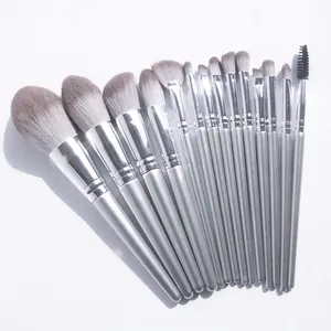 Custom Logo Makeup Tool Long Handle Cosmetic Brush Bag Gift Beauty Brushes Makeup Brushes Set With PU Bag