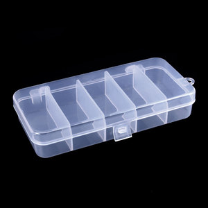 Boîte transparente en plastique pour la pêche, accessoire de <span class=keywords><strong>leurre</strong></span> pour attraper des poissons, couche unique, 1 pièce - Product Image 6