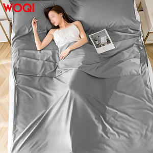 Forro de poliéster plateado para saco de dormir Woqi Summer, tipo sobre, transpirable, ligero, para viajes, camping, unisex, adulto. - Product Image 2
