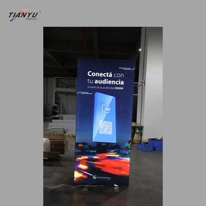 Letrero Publicitario para TV, Banner de Tela Personalizado para Interiores, Soporte con Marco Retroiluminado con Luz LED, Póster con Luz, Rosa Eterna con Luces - Product Image 3