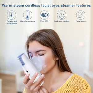 IFINE Beauty Nano-vapeur chauffante 2-en-1 pour le visage et les yeux, soin hydratant pour peaux sèches, portable, sur batterie, pour usage domestique et extérieur - Product Image 4