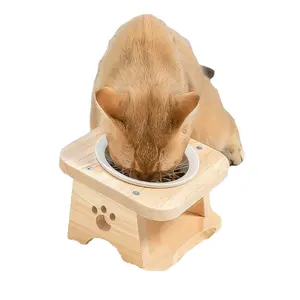 Hersteller Großhandel Nackenverteidiger Haustierschalen Haustierfütterer Kunststoff Hund Katze Füttern Schüssel