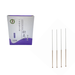 <span class=keywords><strong>Aiguille</strong></span> sèche jetable en acier inoxydable 100 pièces pour l'<span class=keywords><strong>acupuncture</strong></span> moxibustion oxyde d'éthylène stérilisé avec poignée en <span class=keywords><strong>cuivre</strong></span> - Product Image 1