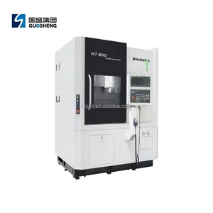 Centro de fresado de giro de máquina de torno de Metal Vertical automático CNC iVT600 con sistema de Control Fanuc para planta de fabricación