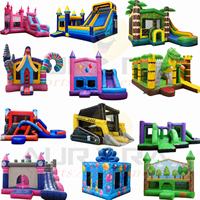 Populaire Commercial En Plein Air Mini 13x13 Carnaval Gonflable Videur Sautant Château Gonflable Enfants Moonwalk Bounce Maison à vendre