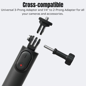 Nuevo <span class=keywords><strong>Mini</strong></span> Trípode 2 en 1 Insta360 2.0, Palo Selfie Monopié con Agarre para <span class=keywords><strong>Insta</strong></span> 360 X4 X3 Ace Pro 2 GO 3S GoPro Hero 13, Accesorios - Product Image 3