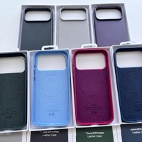 Nouvelle coque de téléphone portable en cuir Buniess pour iPhone 18 Pro Max, avec recharge sans fil magnétique et protection antichoc