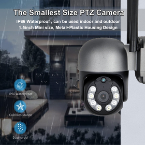 Cámara de Seguridad TUYA SMART LIFE 1080p para Exteriores, Visión Nocturna, Wifi, PTZ, Tipo Domo, Color Gris - Product Image 3